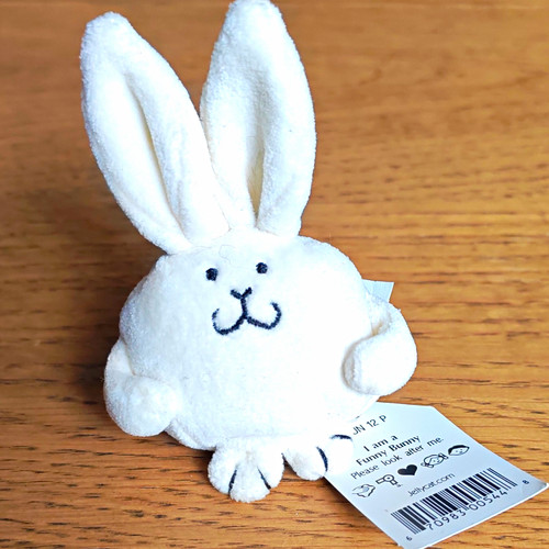 Jellycat funny bunny white - funny,