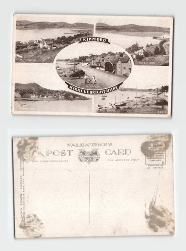 Postcard multi view kippford - postcard,