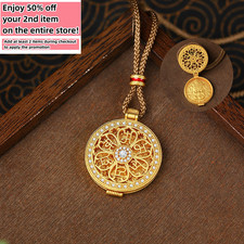 Flower Pendant Necklace 18K