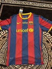 Fc Barcelona Shirt 2011 UCL final Messi Jersey Men’s Size M