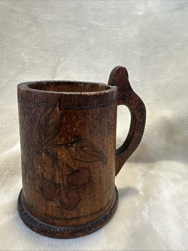 Vintage hand carved wooden - hand,