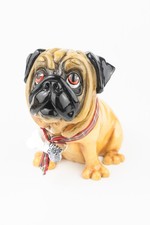 Little Paws Pug Dog Pet Figurine Cho 11 cm 