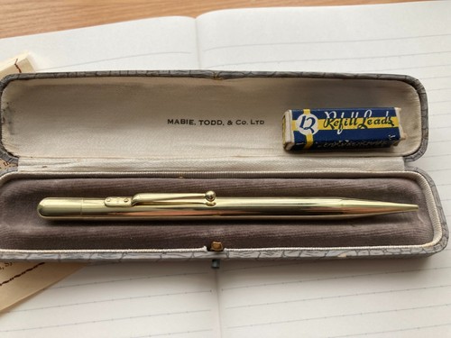 Mabie todd 14k solid - mabie, gold