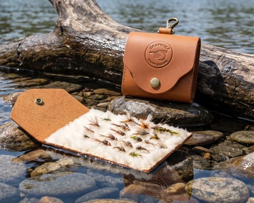 Handcrafted compact leather - handcrafted,