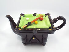 Moka Pool Table Billiards Snooker Teapot, 5 1/2"