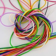 Coloured Elastic Cord Soft Stretch Polyester 3mm Round Choose Colour & Length