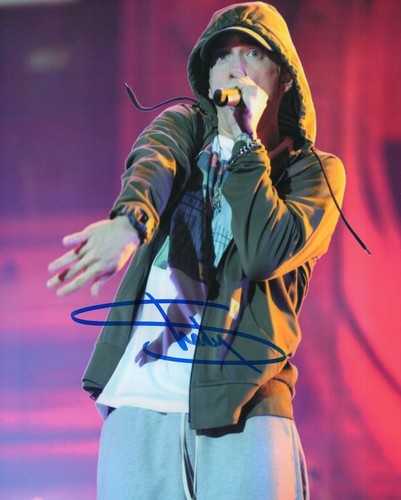 Eminem autographed signed - eminem,