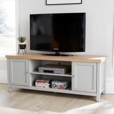 Grey oak stand door - oak,