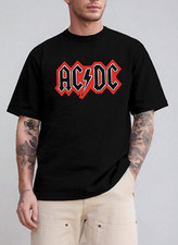 ACDC BLACk SHIRT PREMIUM QUALITY UNISEX FAST SHIPPING