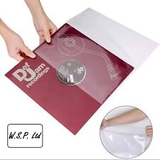 Record Sleeves 12 inch Plastic Album LP Vinyl Cover Anti Static Crystal Clear 12