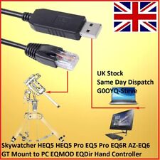 Skywatcher HEQ5 Pro EQ5 Pro EQ6R AZ-EQ6 GT Mount to PC EQMOD EQDir USB Cable