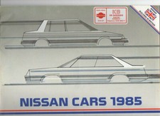 NISSAN — CARS — 1985 — MICRA — STANZA — PRAIRIE — 300C — BROCHURE — LEAFLET —