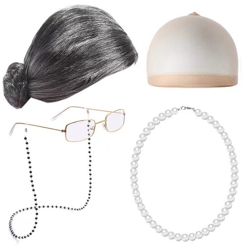 Old lady wig - lady,