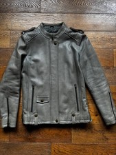 Women's Padded Leather Jacket