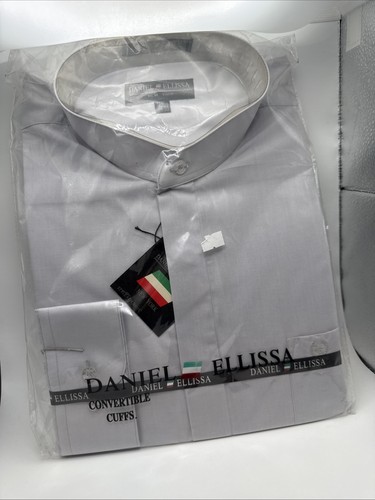 Men mandarin banded collar - men's,