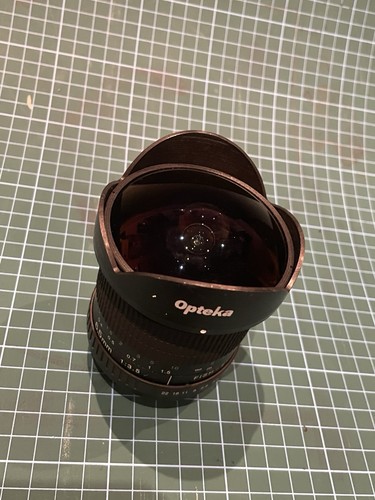 Opteka 5mm fisheye lens - f3.5,