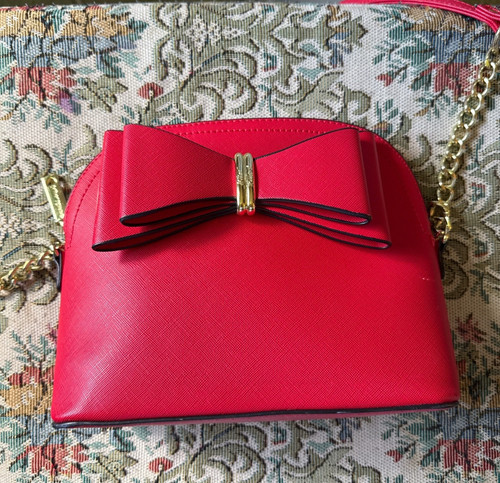 Betsey johnson red crossbody - johnson,