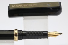 Vintage Manuscript Italic Medium Calligraphy Fountain Pen, BT (Ink Supplied)