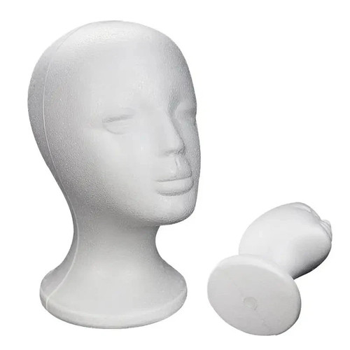 Polystyrene foam head dummy - foam,