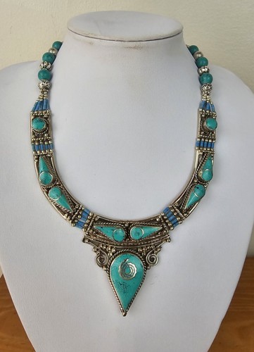 Handmade tibetan necklace - handmade,
