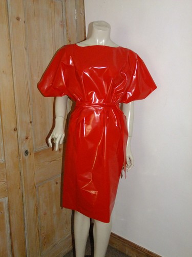 Pvc dress plastic top - dress, gown