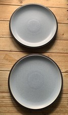 2 Denby Blue Jetty 9 inch Salad/Side  plates
