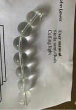 John Lewis Teardrop Glass Raindrop Chandelier Spare Part DIY