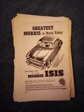 Ot24 Ephemera 1950s Advert Morris Isis 