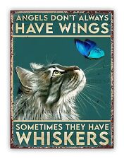 Funny Cat " Angels " Aluminium