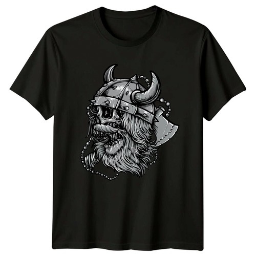 Viking warrior skull with - viking,