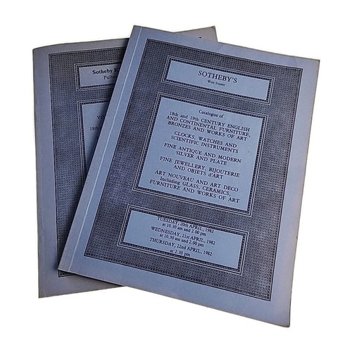 Sothebys auction catalogue - 2x,