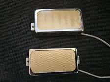 Pair Of Supro Gold Foil Pickups From A Supro Silverline Guitar