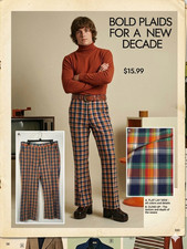 Vintage 1970's Plaid Cotton
