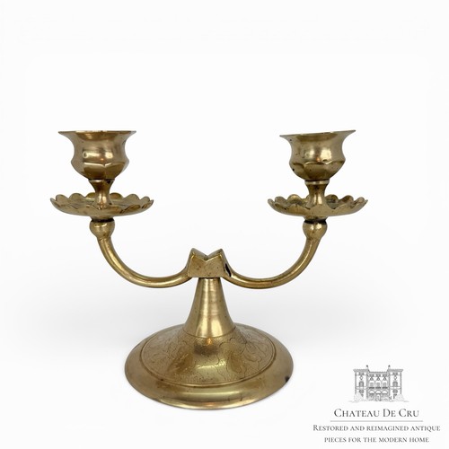 Arm brass candelabra - candelabra, indian