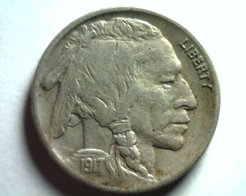1917 buffalo nickel extra - buffalo,