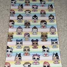 2 X Based On Lol Doll Faux Leather Sheets Pack Craft Bundle Bow Making