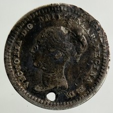 1843 Victoria Three Half Pence