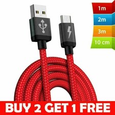 Micro USB Lead For Samsung Phone Android Data Sync Long Charger Cable 1M 2M 3M