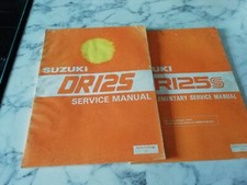 SUZUKI DR125 ORIGINAL 1982 FACTORY SERVICE MANUAL