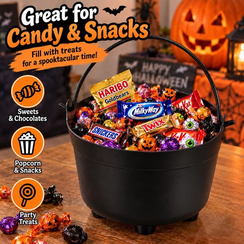 Halloween black cauldron - halloween,