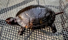 Antique Cast Iron German Tortoise Desk-Top Bell