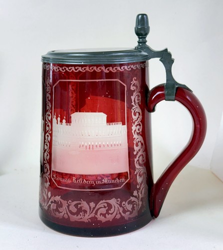Antique 19th century - , bohemian
