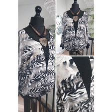 JORLI Ladies WOMENS top tunic PLUS size XL 18 20 22  Edgy casual loose BOHO