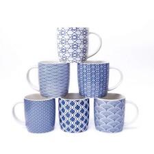 Set of 6 11.5 oz Coffee Mugs