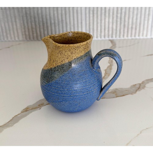 Hand painted ceramic pitcher - hand,