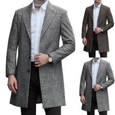 Men Faux Woolen Coat 5%