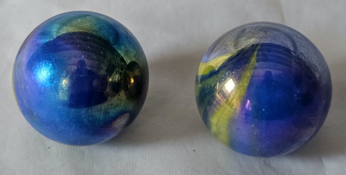 Pair unusual purple - a, of