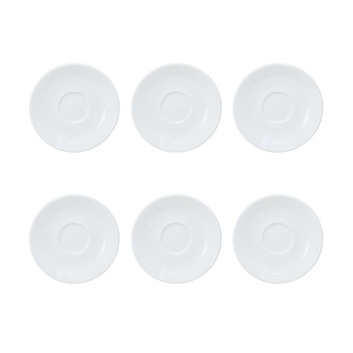 Porcelain coffee saucer set - porcelain,