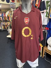 Original Authentic Nike Arsenal 2005/06 Home Shirt Mens 3XL Genuine Highbury