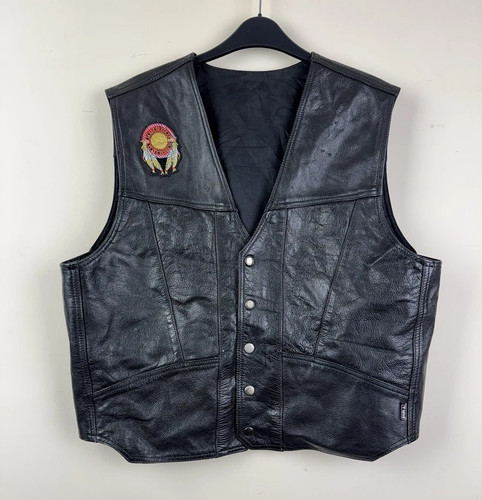 Real leather waistcoat - real, vest